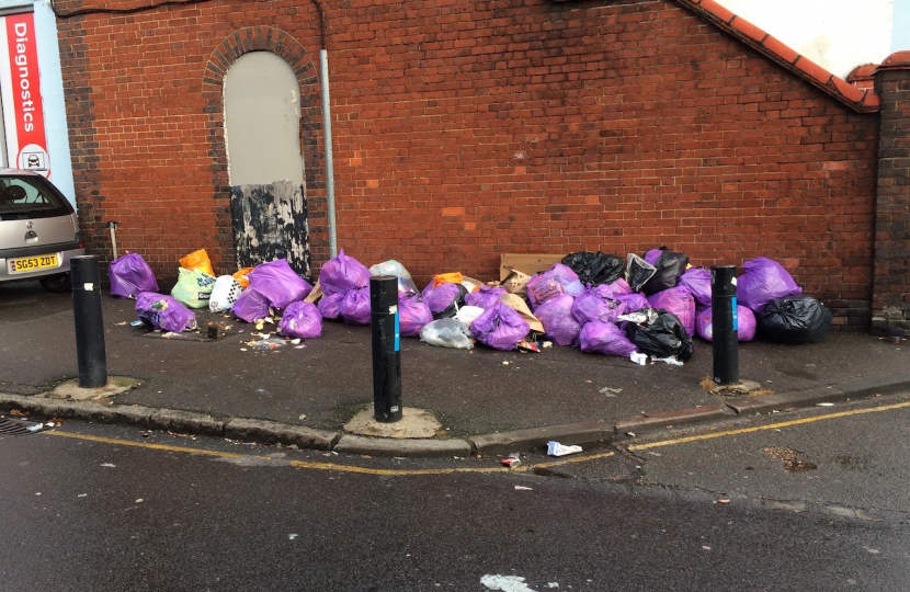 A terrible fly tip, a new one appearing every day, until we took action