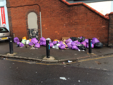 A terrible fly tip, a new one appearing every day, until we took action